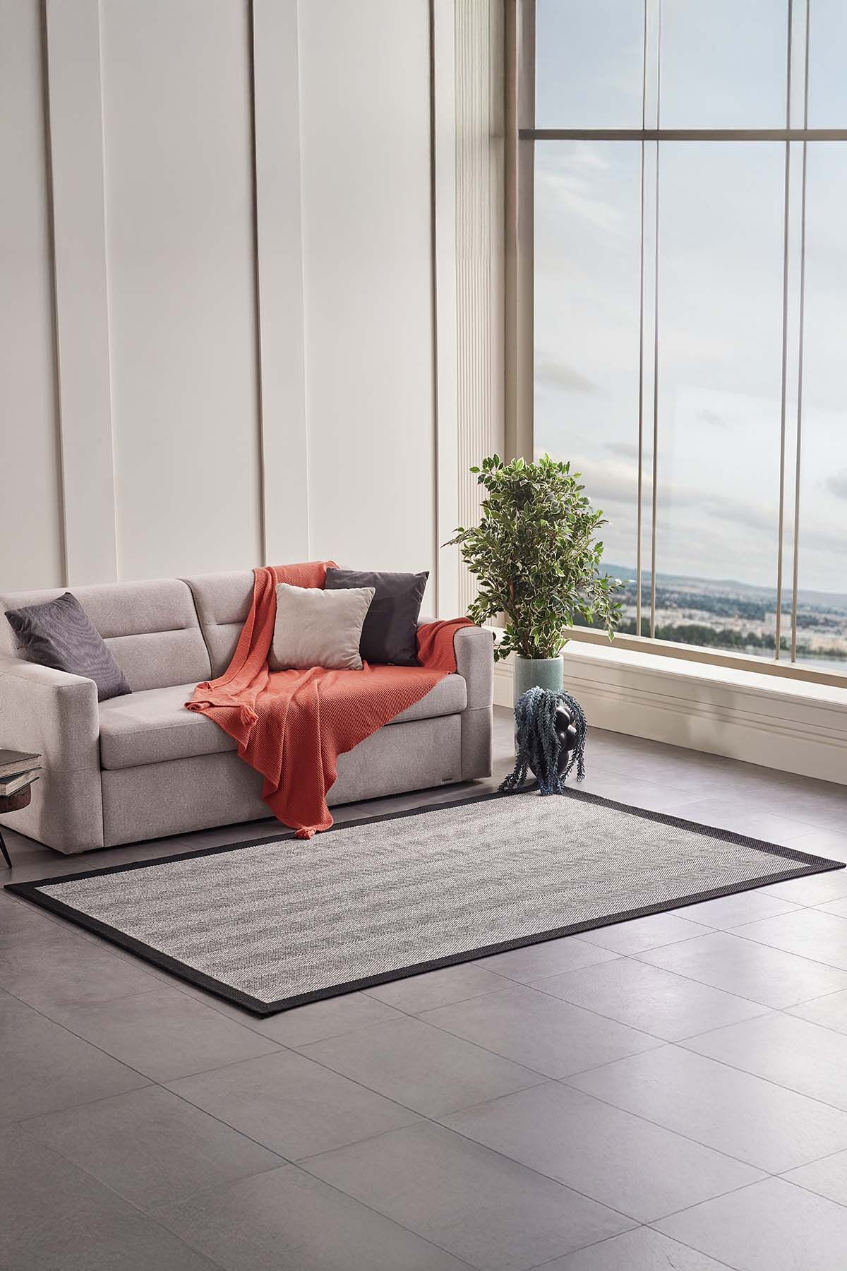 Seka Halı Sisal 80142 Dikdörtgen Yıkanabilir Antitoz Halı