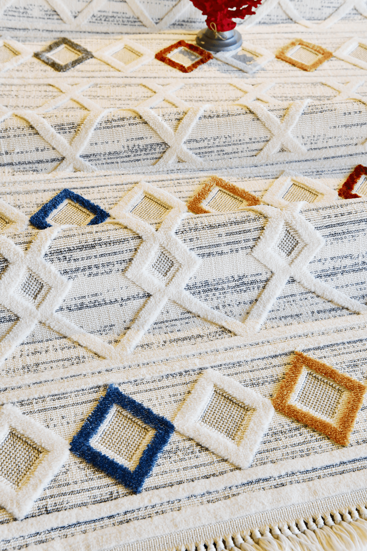 Evdeco Pera 7805 Multi Yumuşak Dokulu Modern Salon Halısı