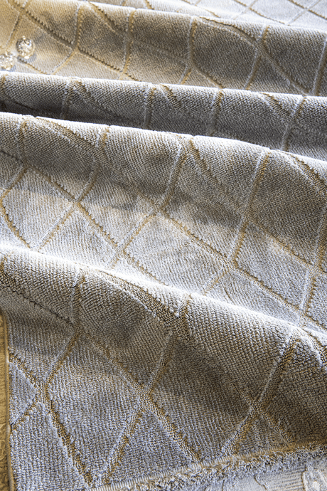 Seka Halı Elizya 3111 Gri Modern Kesme Yolluk Halı