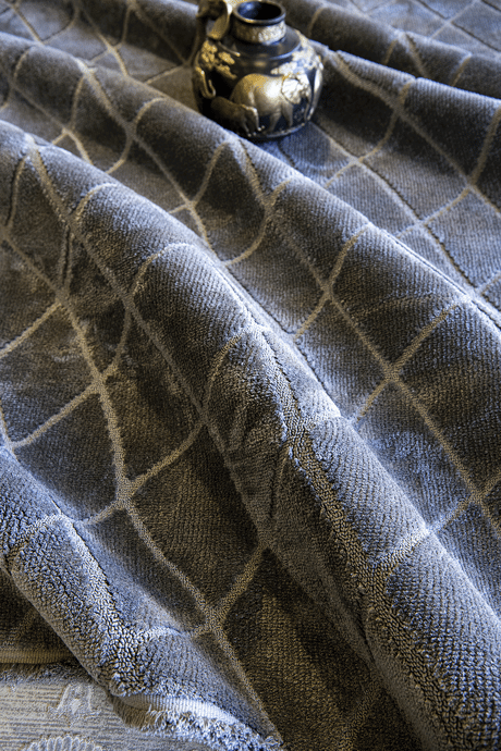 Seka Halı Elizya 3112 Antrasit Modern Kesme Yolluk Halı