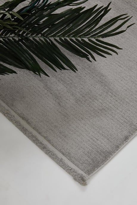 Evdeco Violet 3603 Gri Yumuşak Dokulu Modern Salon Halısı