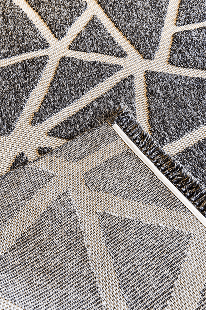 Seka Halı Tina 7504 Antrasit Yumuşak Tuşeli Kesme Halı