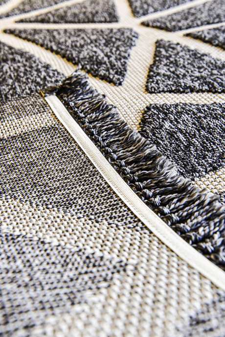 Seka Halı Tina 7504 Antrasit Yumuşak Tuşeli Kesme Halı