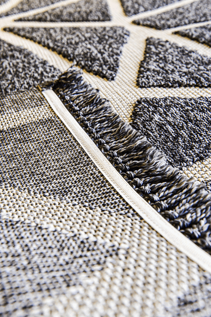 Seka Halı Tina 7504 Antrasit Yumuşak Tuşeli Kesme Halı