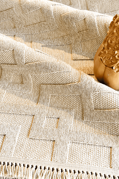 Seka Halı Tina 7510 Bej Yumuşak Tuşeli Kesme Halı