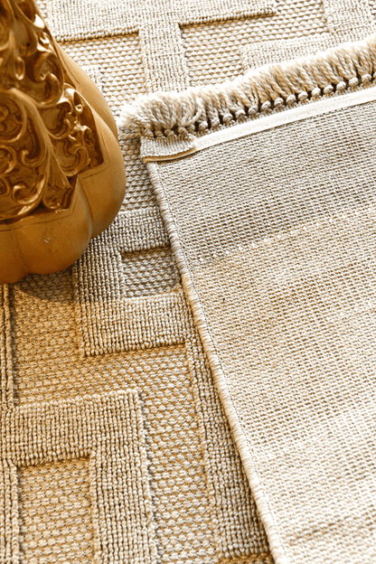 Seka Halı Tina 7510 Bej Yumuşak Tuşeli Kesme Halı