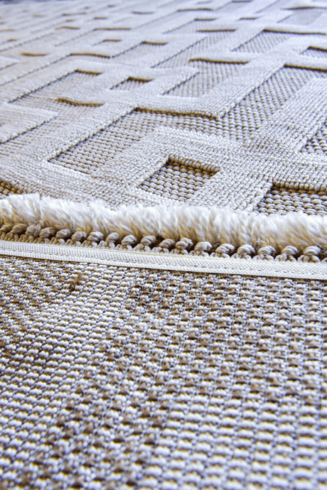 Seka Halı Tina 7511 Beyaz Yumuşak Tuşeli Kesme Halı