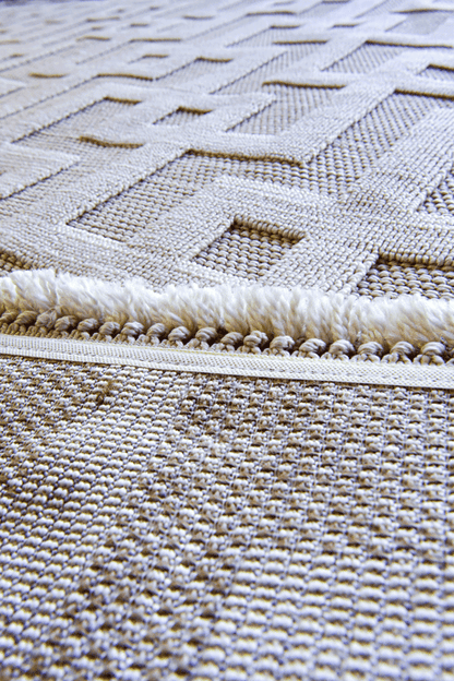 Seka Halı Tina 7511 Beyaz Yumuşak Tuşeli Kesme Halı