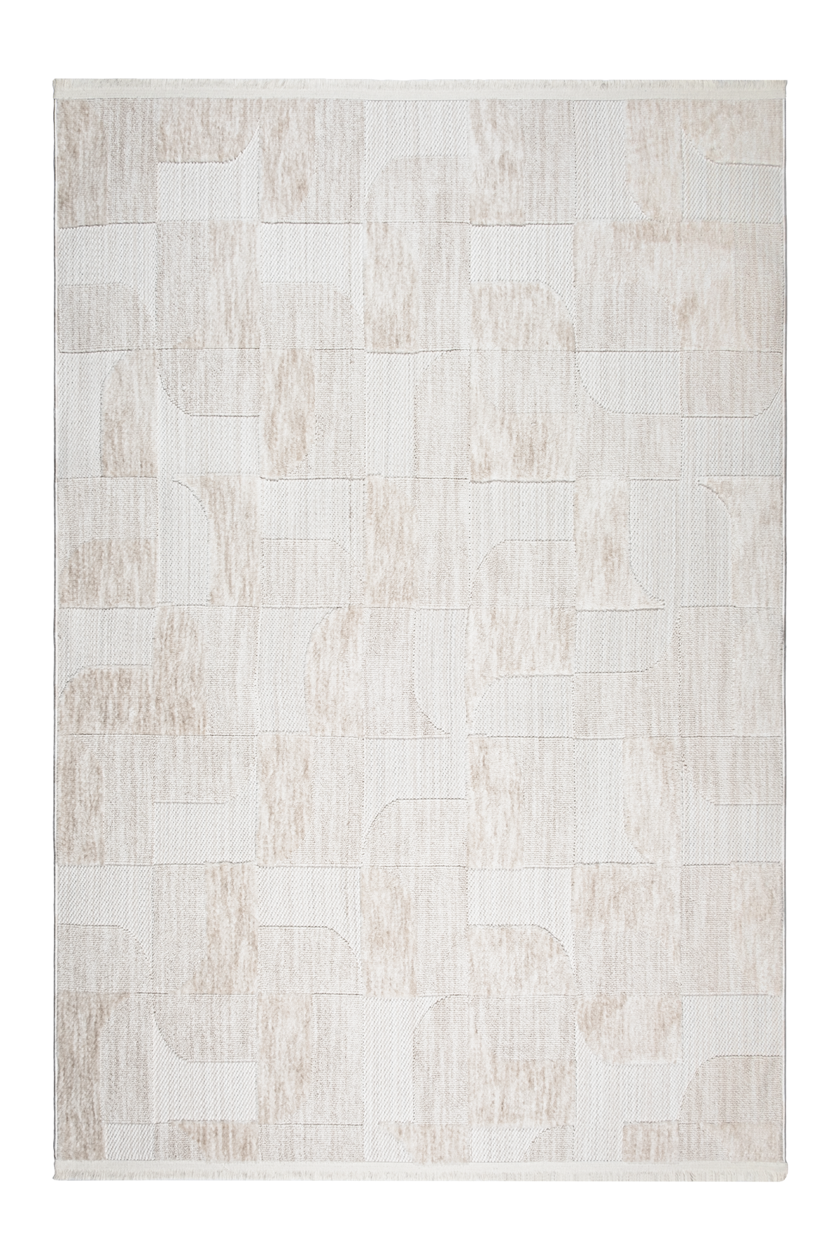 Evdeco Orion OR01 Krem Modern İskandinav Yumuşak Dokulu Salon Oturma Odası Yatak Odası Halısı