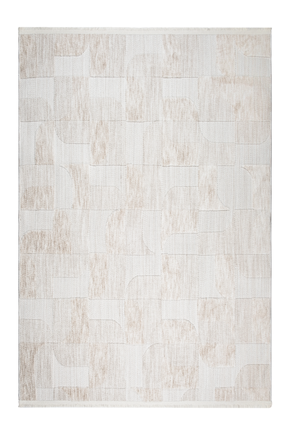 Evdeco Orion OR01 Krem Modern İskandinav Yumuşak Dokulu Salon Oturma Odası Yatak Odası Halısı