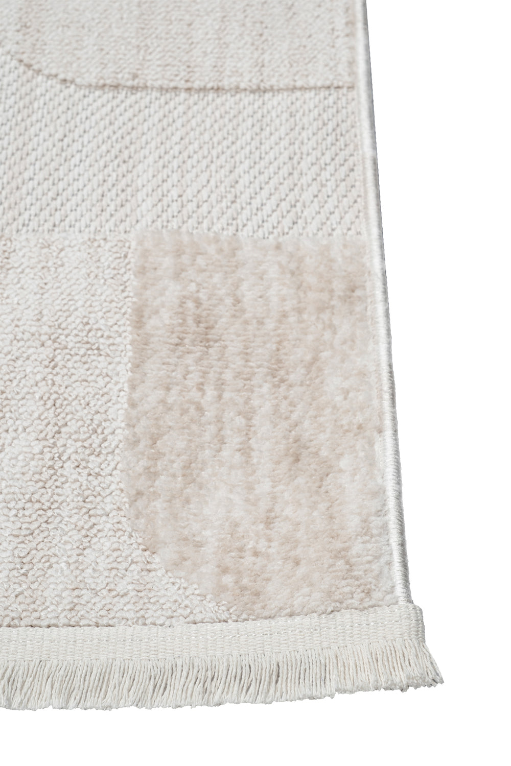 Seka Halı Orion OR01 Krem Modern İskandinav Yumuşak Dokulu Halı