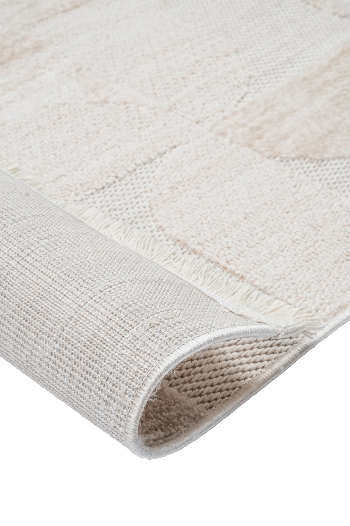 Seka Halı Orion OR01 Krem Modern İskandinav Yumuşak Dokulu Halı