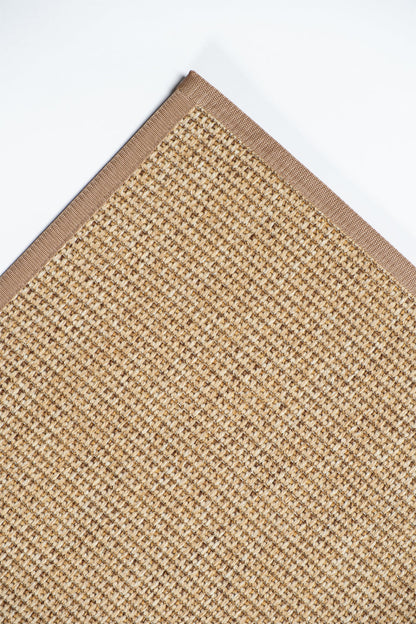 Seka Halı Suit SU03 Kahverengi Açık Kahverengi Biyeli Doğal Sisal Halı