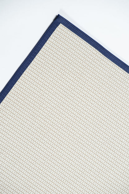 Seka Halı Suit SU01 Beyaz Lacivert Biyeli Doğal Sisal Halı