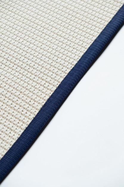 Seka Halı Suit SU01 Beyaz Lacivert Biyeli Doğal Sisal Halı