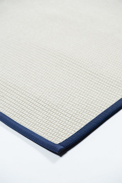 Seka Halı Suit SU01 Beyaz Lacivert Biyeli Doğal Sisal Halı