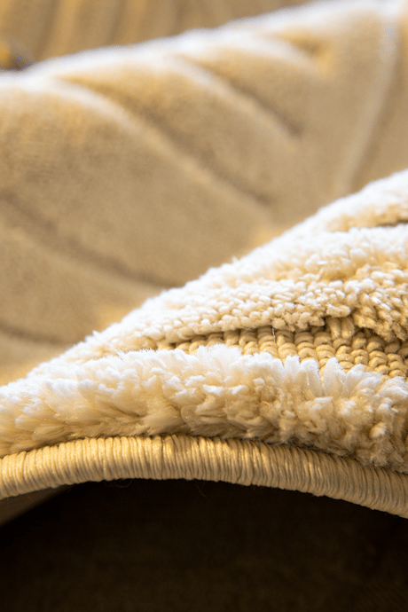 Evdeco Molde 2213 Krem Etnik Desenli Modern Salon Halısı