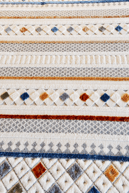 Evdeco Pera 7801 Multi Yumuşak Dokulu Modern Salon Halısı