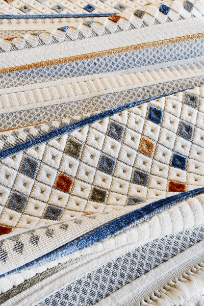 Evdeco Pera 7801 Multi Yumuşak Dokulu Modern Salon Halısı