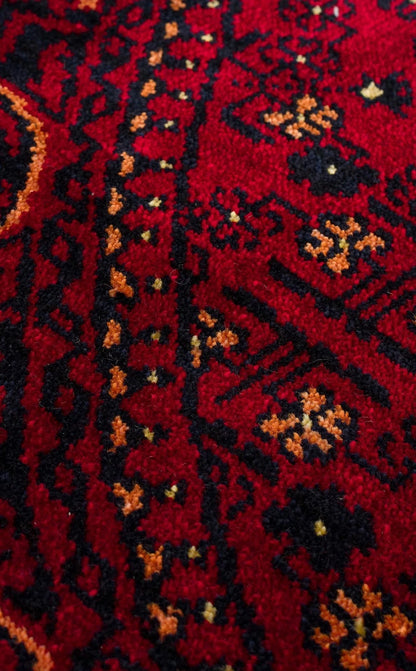 SEKA HALI HERAT 01  RED DAİRE ÖZEL TEZGAH HALISI