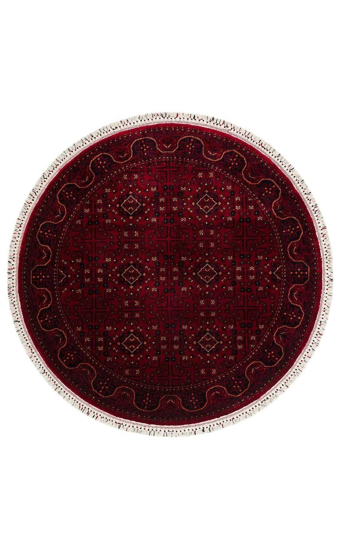 SEKA HALI HERAT 01  RED DAİRE ÖZEL TEZGAH HALISI
