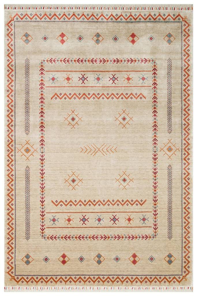 Seka Halı Heriz 20 Beige Uşak El Dokuma Özel Tezgah Halısı