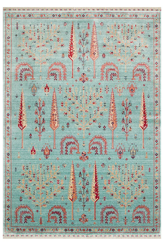 Seka Halı Heriz 22 Turquoise Uşak El Dokuma Özel Tezgah Halısı