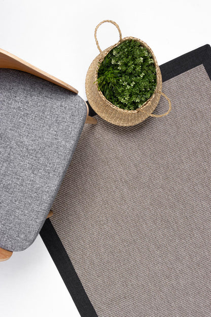 Seka Halı Jutte 04 Gri Doğal Jüt Mutfak Koridor Halısı