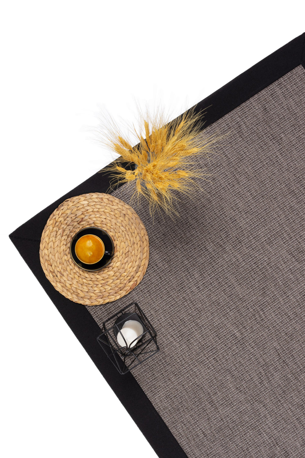 Seka Halı Jutte 09 Antrasit Doğal Jüt Mutfak Koridor Halısı