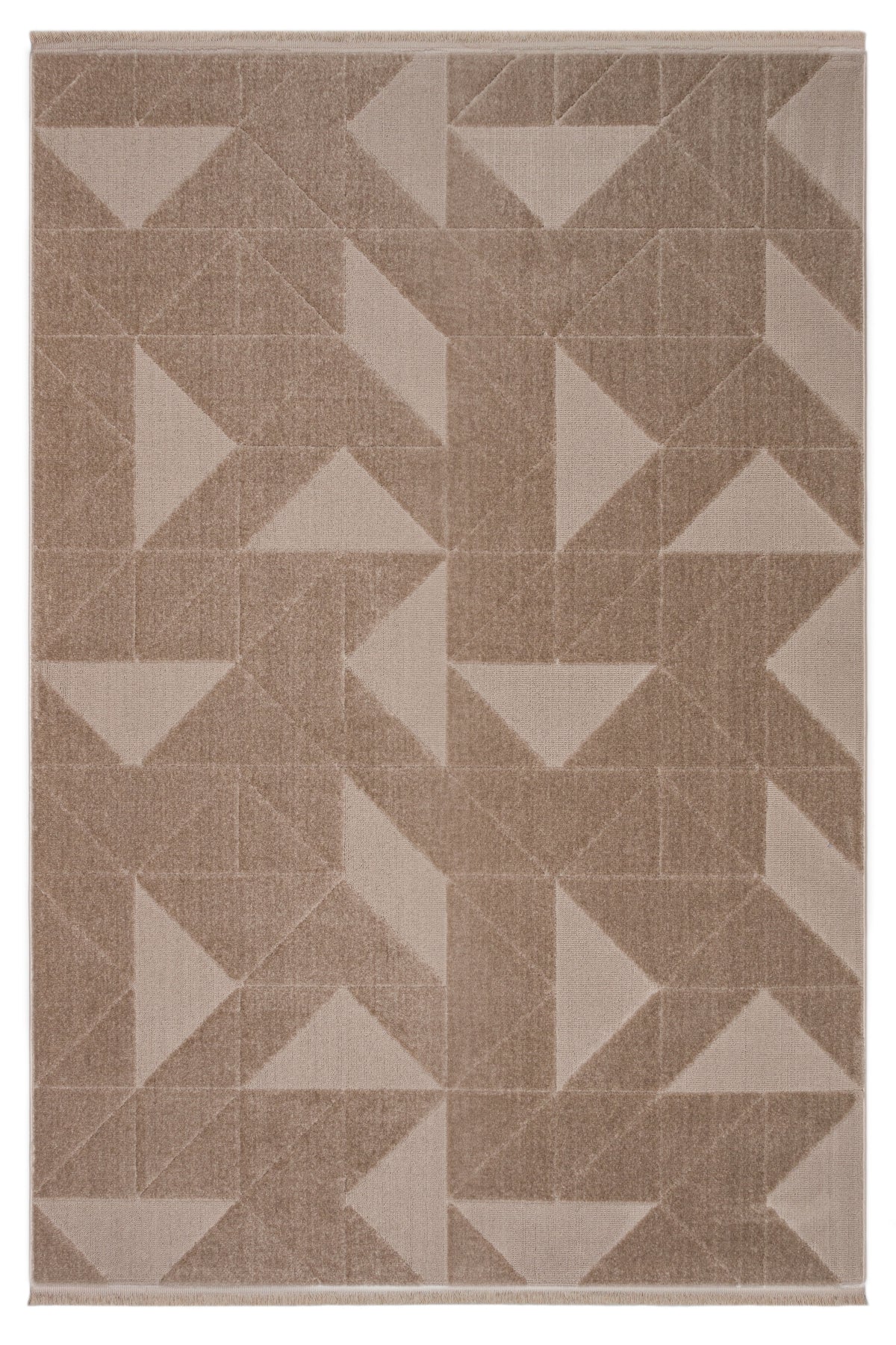 Evdeco Sidney SD05 Bej Modern İskandinav Peluş Dokulu Salon Oturma Odası Yatak Odası Halısı