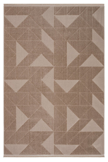 Evdeco Sidney SD05 Bej Modern İskandinav Peluş Dokulu Salon Oturma Odası Yatak Odası Halısı