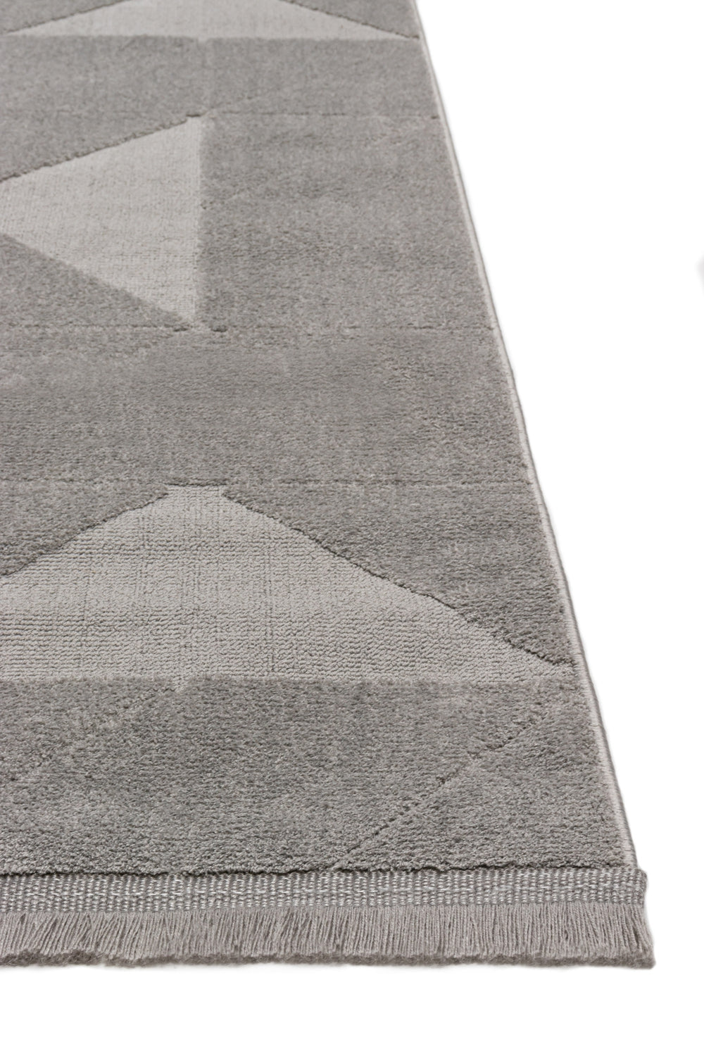 Seka Halı Sidney SD04 Gri Modern İskandinav Peluş Dokulu Halı