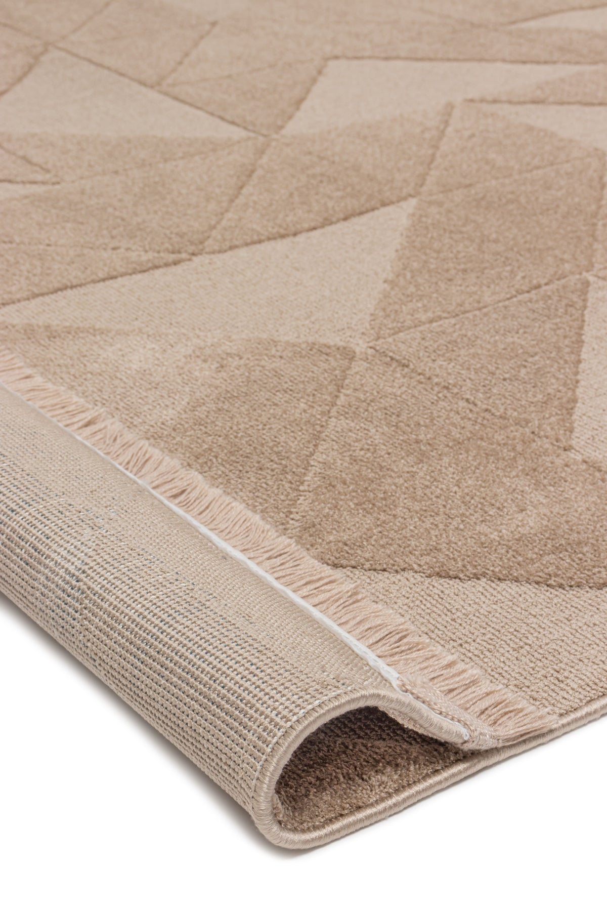 Seka Halı Sidney SD05 Bej Modern İskandinav Peluş Dokulu Halı