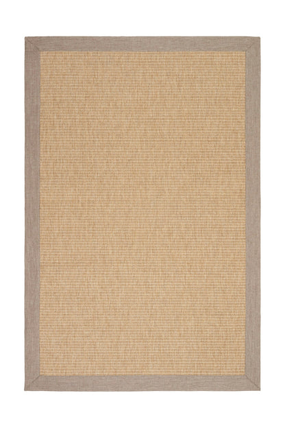 Evdeco Jette 01MY201 Bej Doğal Jüt Sisal Mutfak Halısı Koridor Halısı