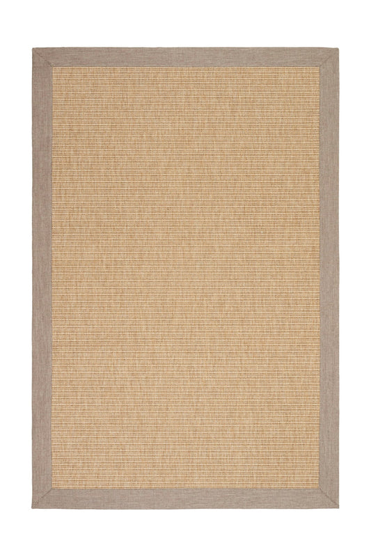 Evdeco Jette 01MY201 Bej Doğal Jüt Sisal Mutfak Halısı Koridor Halısı