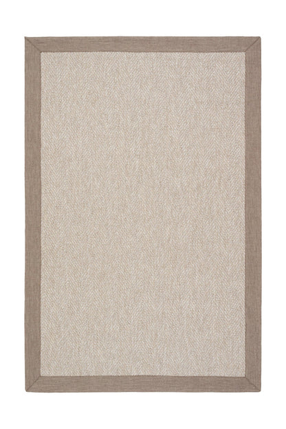 Evdeco Jutte 03 Krem Doğal Jüt Sisal Mutfak Halısı Koridor Halısı