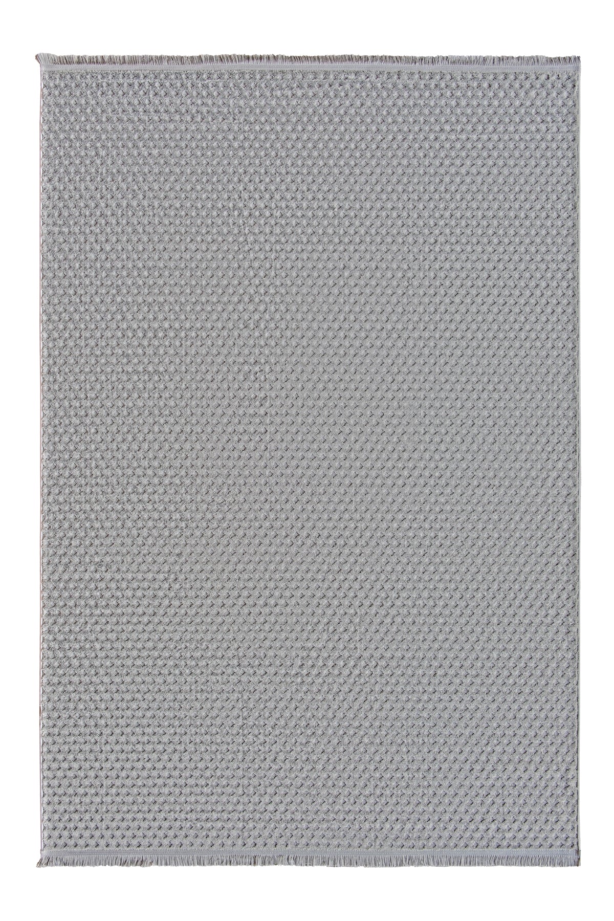 Evdeco Pita PT02 Gri Modern İskandinav Peluş Dokulu Salon Oturma Odası Yatak Odası Halısı