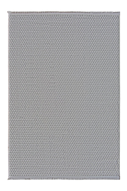 Evdeco Pita PT02 Gri Modern İskandinav Peluş Dokulu Salon Oturma Odası Yatak Odası Halısı