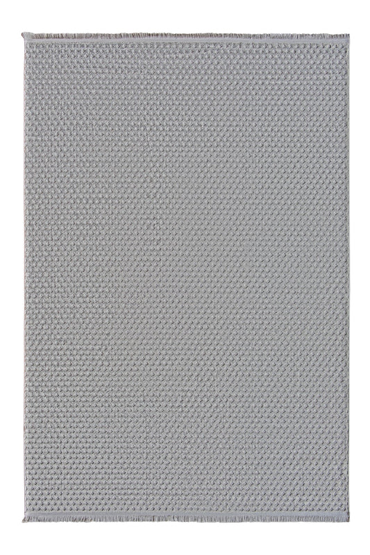 Evdeco Pita PT02 Gri Modern İskandinav Peluş Dokulu Salon Oturma Odası Yatak Odası Halısı