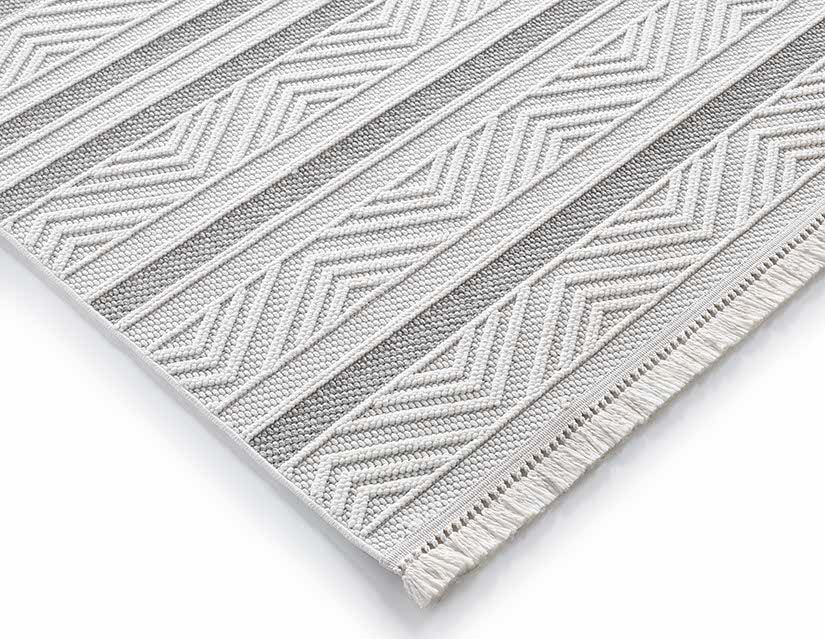 Seka Halı Point 15766 Gri Bukle Halı