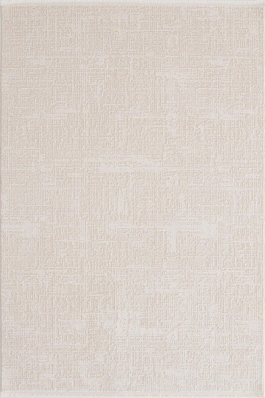 Evdeco Aden 8610 Krem Yumuşak Dokulu Salon Halısı