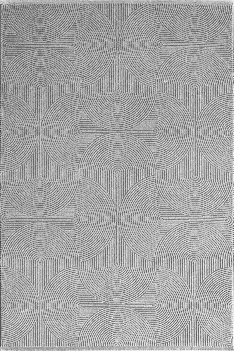 Evdeco Aden 8614 Gri Yumuşak Dokulu Salon Halısı