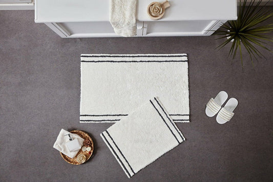 Banyo Paspası Dora Antrasit - Antrasit - Evdeco