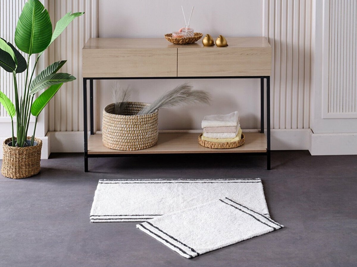 Banyo Paspası Dora Antrasit - Antrasit - Evdeco