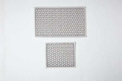 Banyo Paspası Lora Gri - Gri - Evdeco