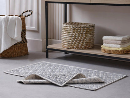 Banyo Paspası Lora Gri - Gri - Evdeco