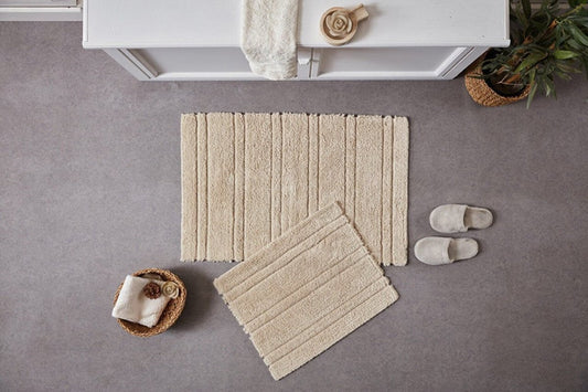 Banyo Paspası Pera - Krem - Evdeco Home