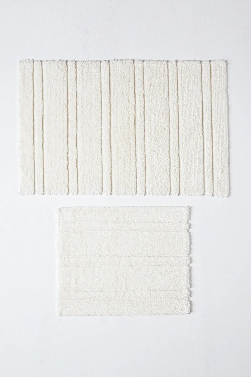 Banyo Paspası Pera Krem - Krem - Evdeco