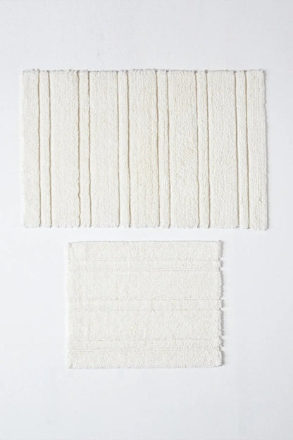 Banyo Paspası Pera Krem - Krem - Evdeco