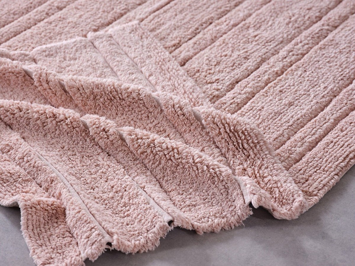 Banyo Paspası Pera Pudra - Pudra - Evdeco